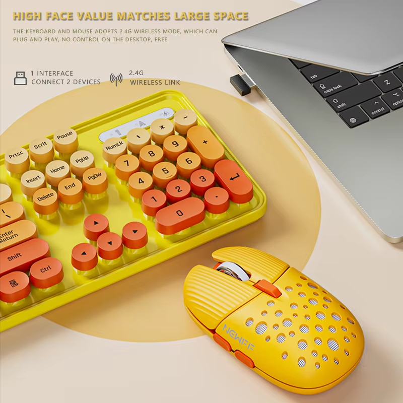 Zestaw bezprzewodowej klawiatu – Gaming Keyboard And Mouse Combo Wireless recenzja i cena